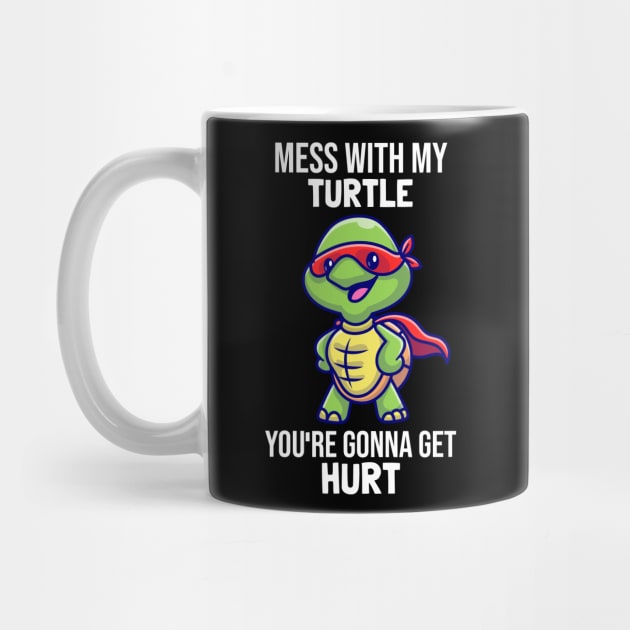 Cute Kawaii Turtle Lover Hero Animal by BarrelLive